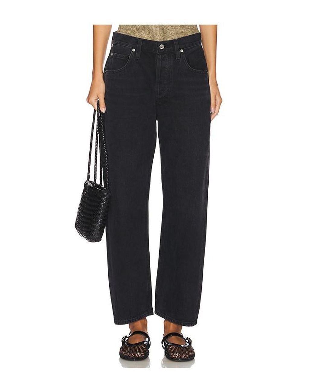 Citizens of Humanity Black Dahlia Bow Leg Jeans