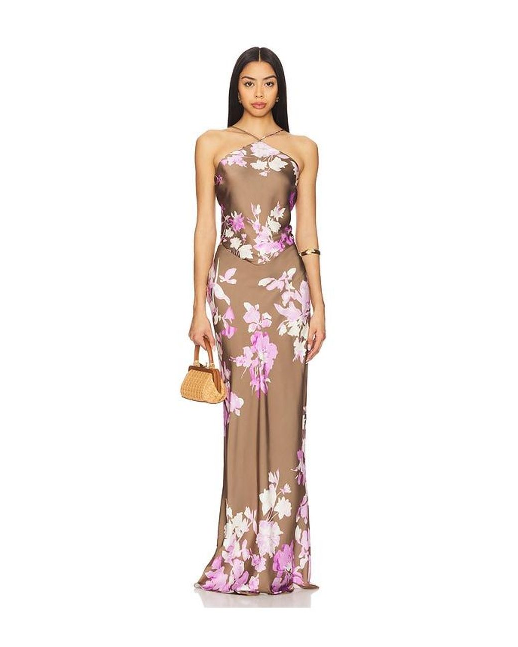 Rococo Sand Red Maxi Skirt