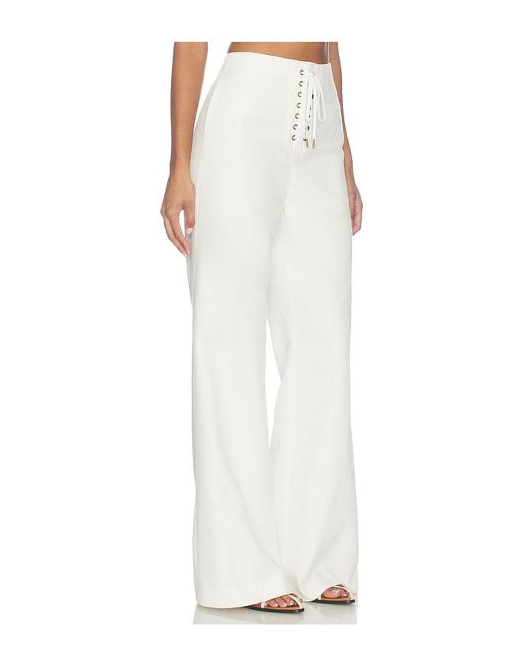 Polo Ralph Lauren White Standard Flare Pants