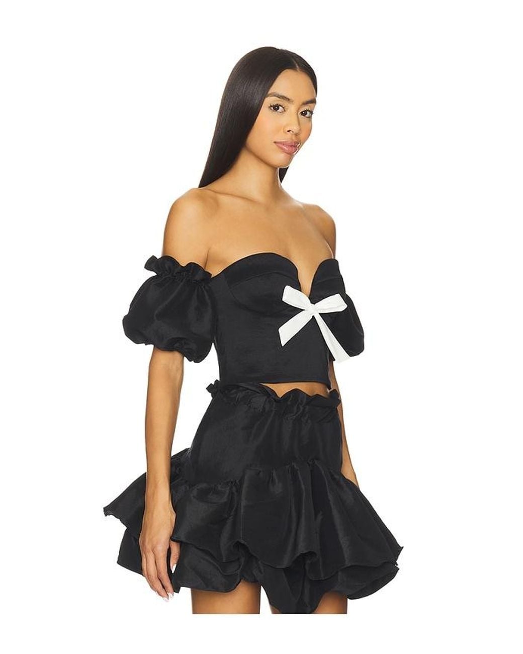 Kika Vargas Black Benazir Top