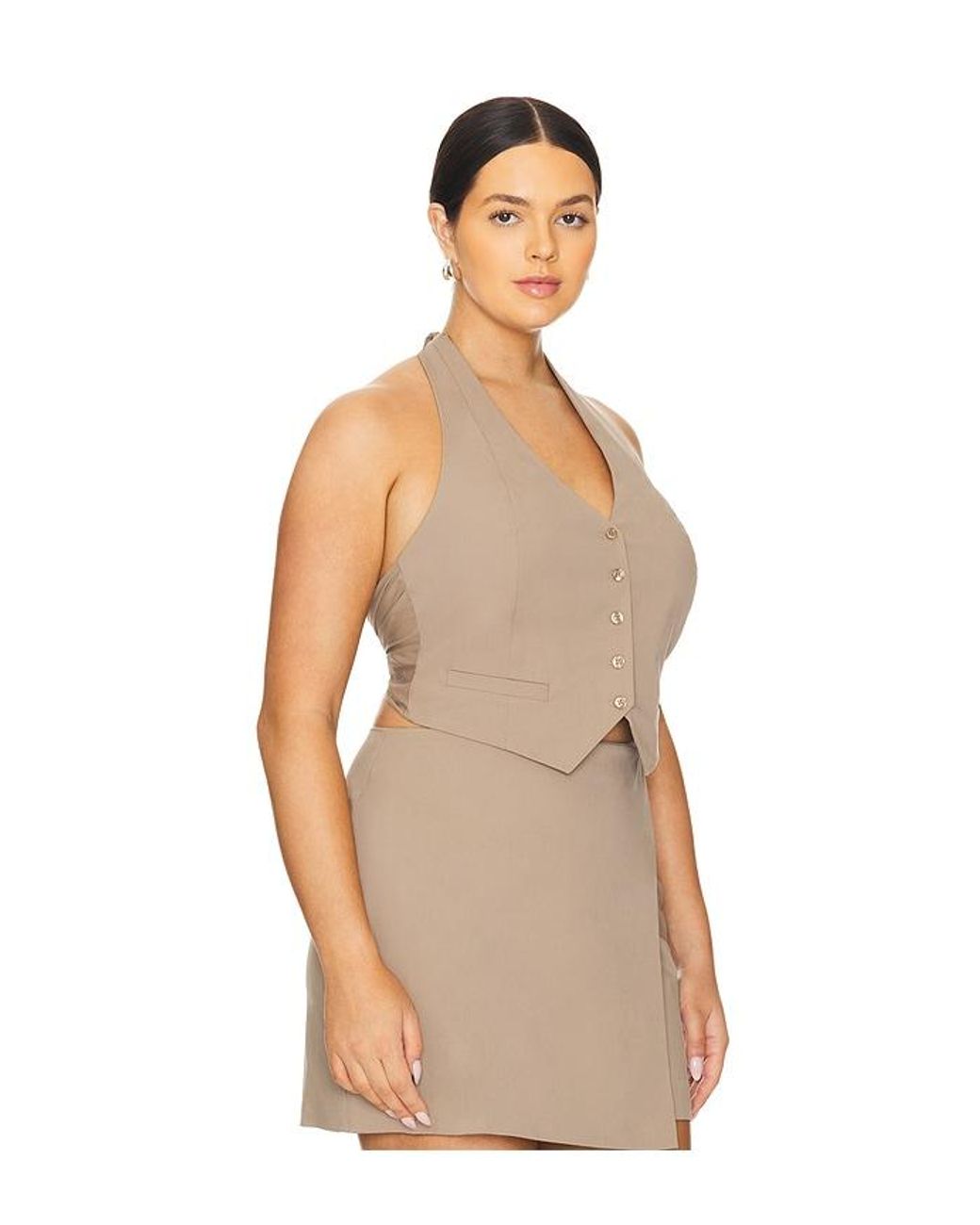 Chaleco En Color Bronce Talla (También En L, Xl) GOOD AMERICAN de color Multicolor