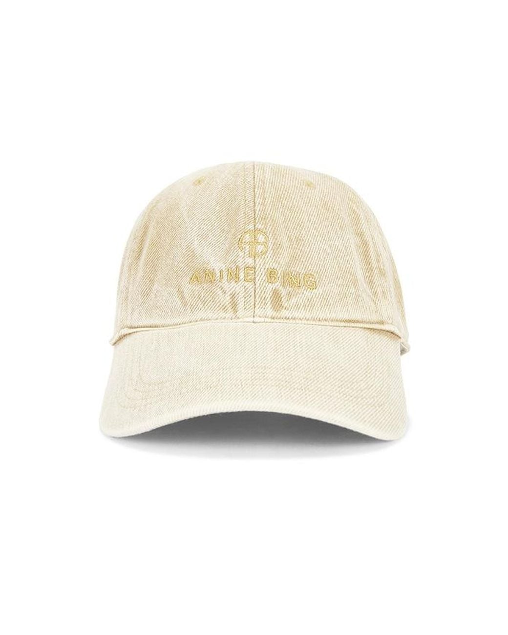 Anine Bing Natural Jeremy Baseball Cap