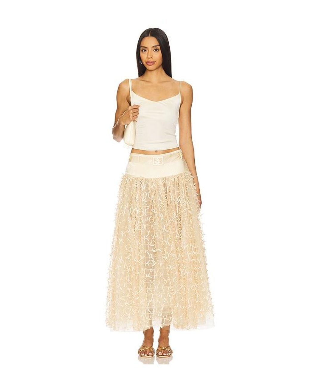 Siedres Natural Mosean Skirt