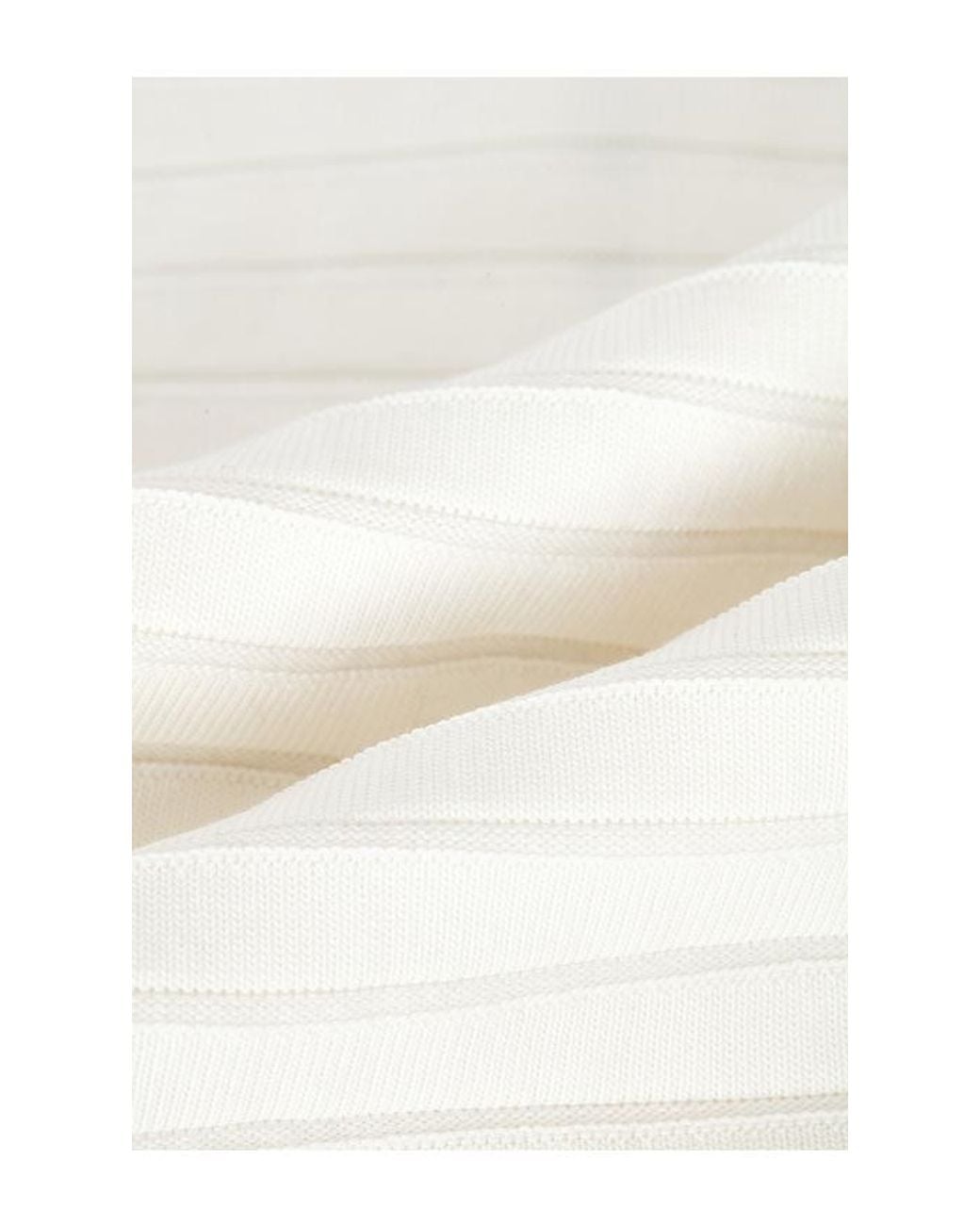 HAELO White Braided Tubular Dress