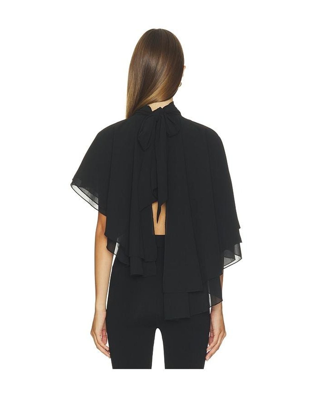 MORE TO COME Black Miles Cape Top