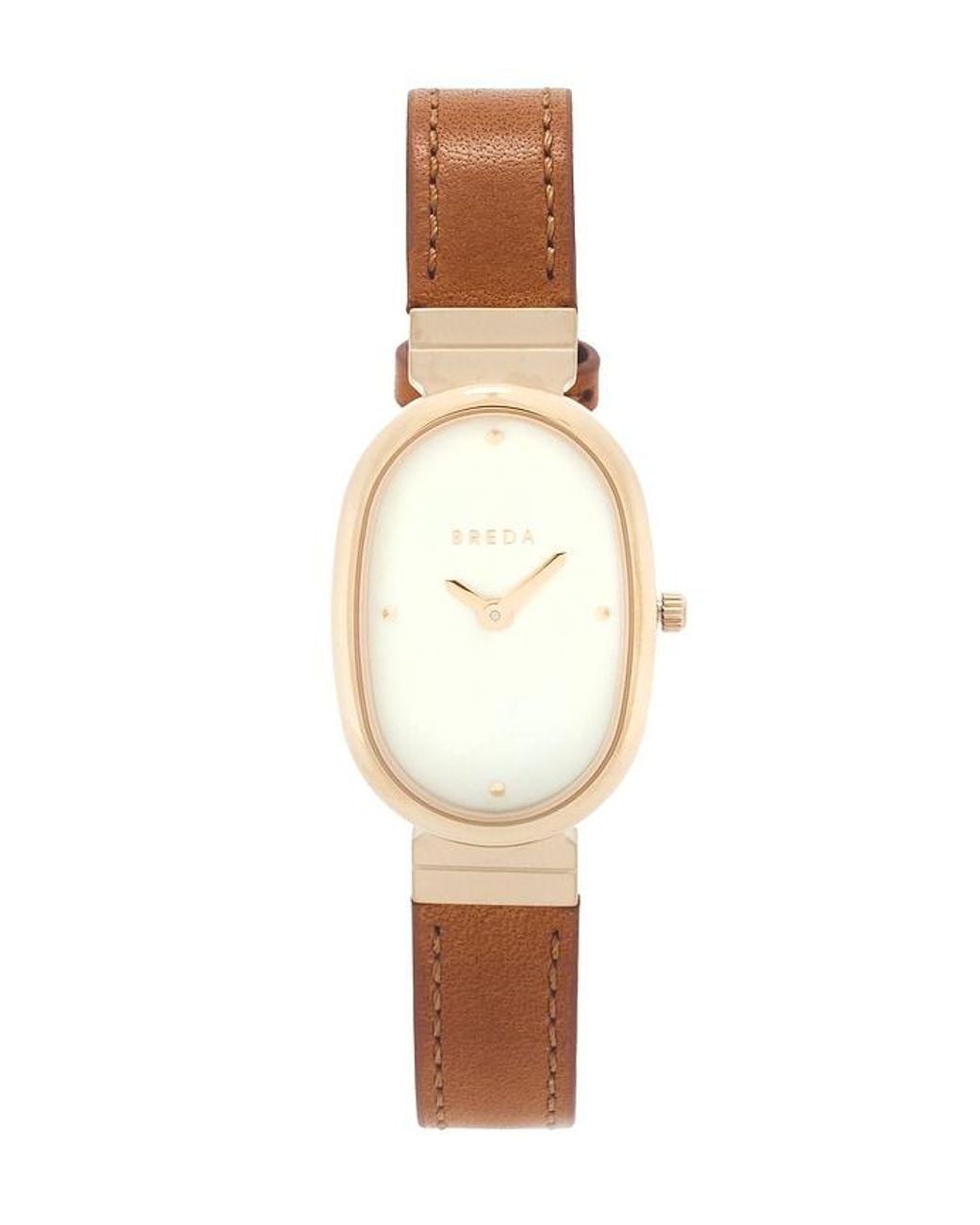 Breda White Jane Leather Watch