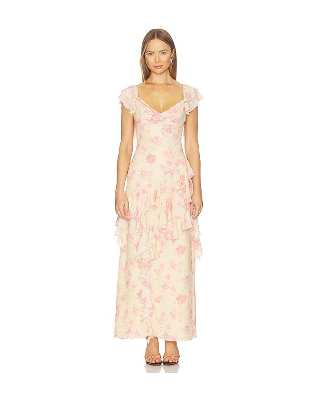 Tularosa White Jessalyn Maxi Dress