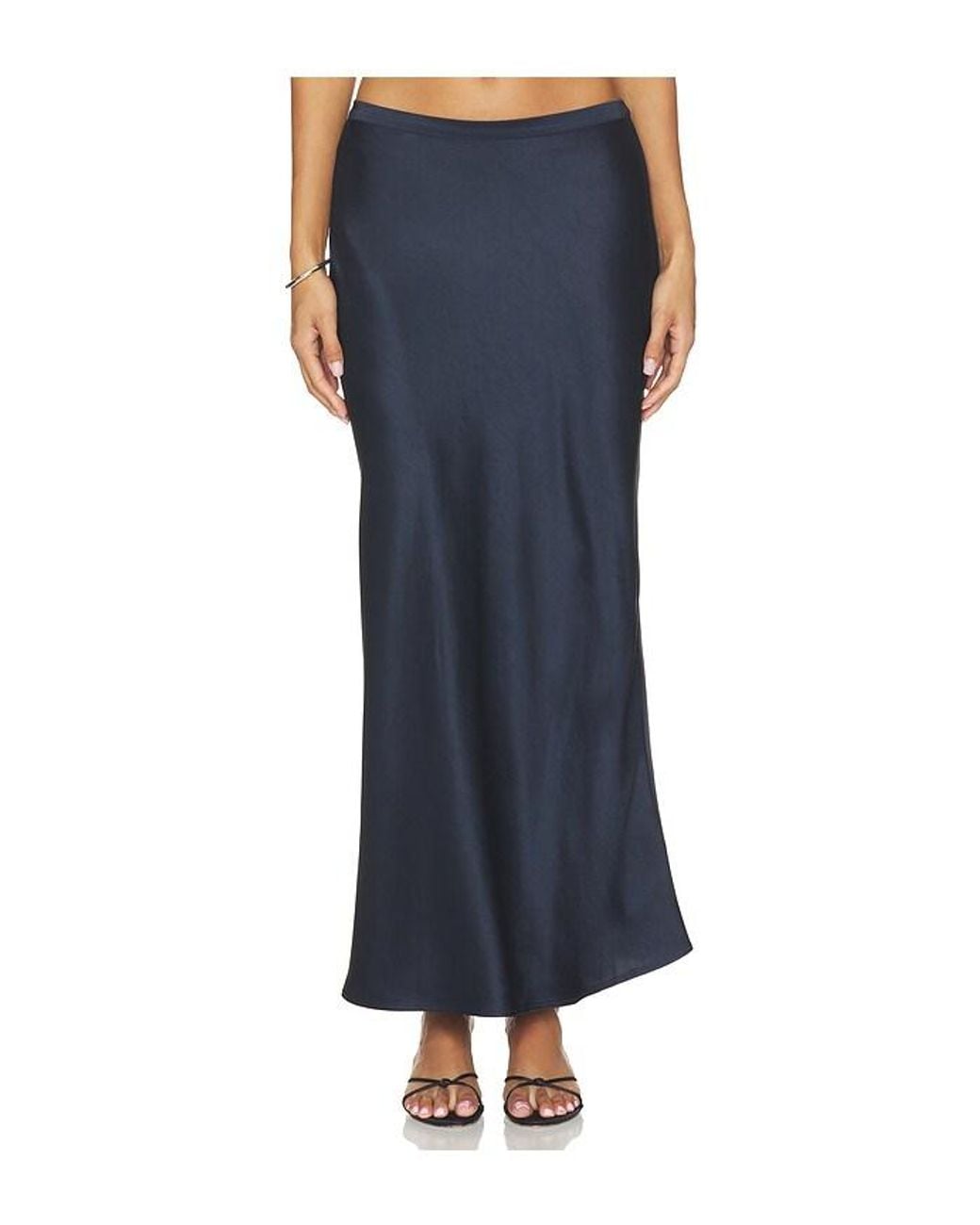 Anine Bing Blue Bar Maxi Skirt