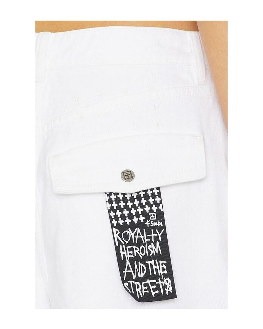 Ksubi White Cargo Barrel