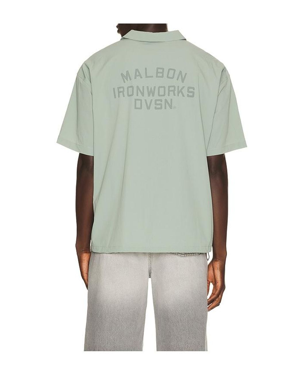 Malbon Green Division Shirt for men