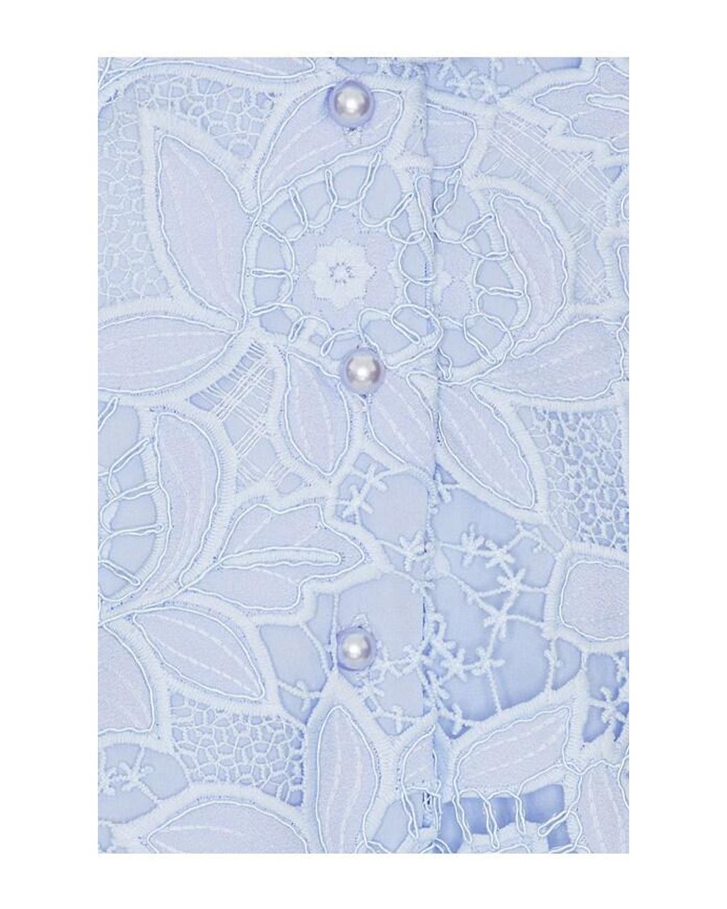 Elliatt White Lacy Collared Maxi Dress