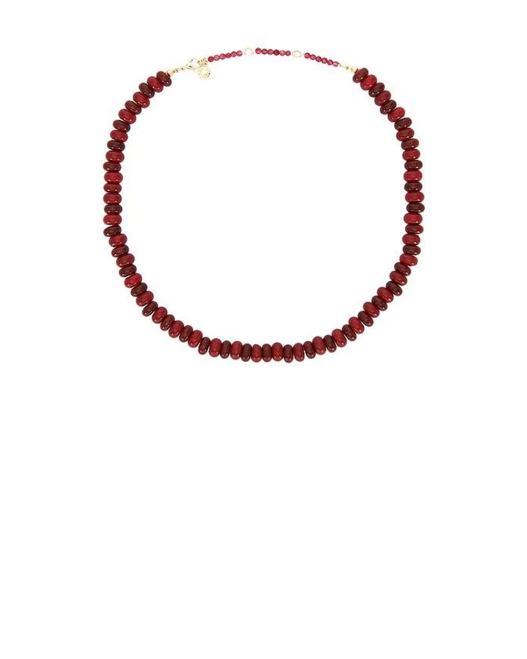BaubleBar Black Joyce Semi Precious Beaded Necklace