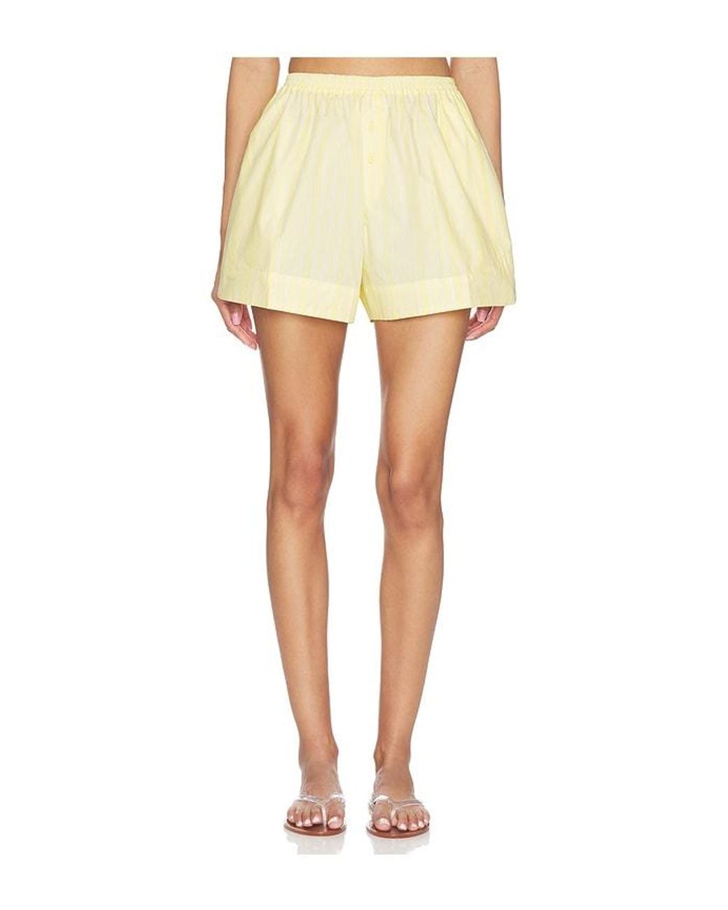 Faithfull The Brand Yellow Lonia Short