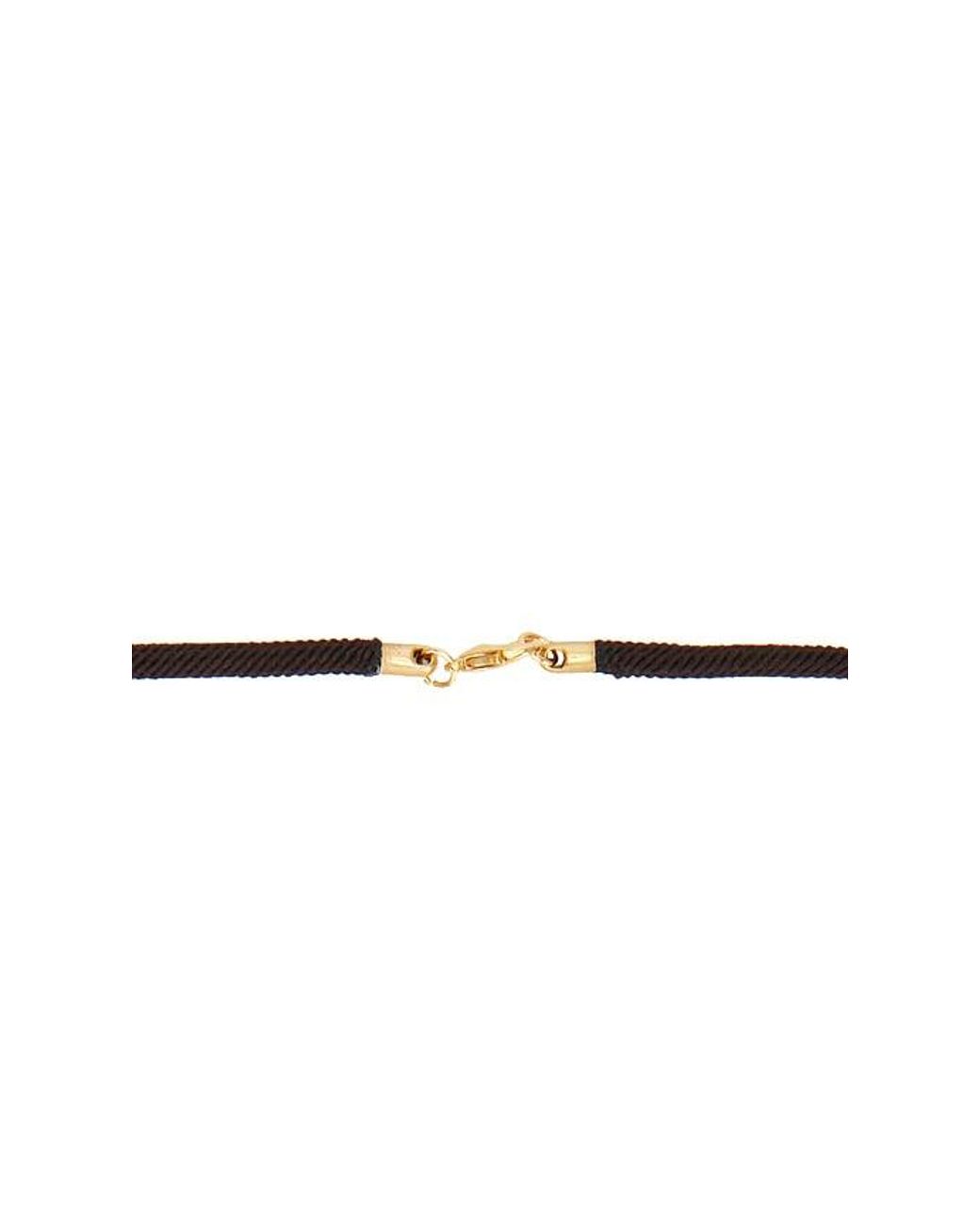 Shashi Black Maxwell Cord Necklace