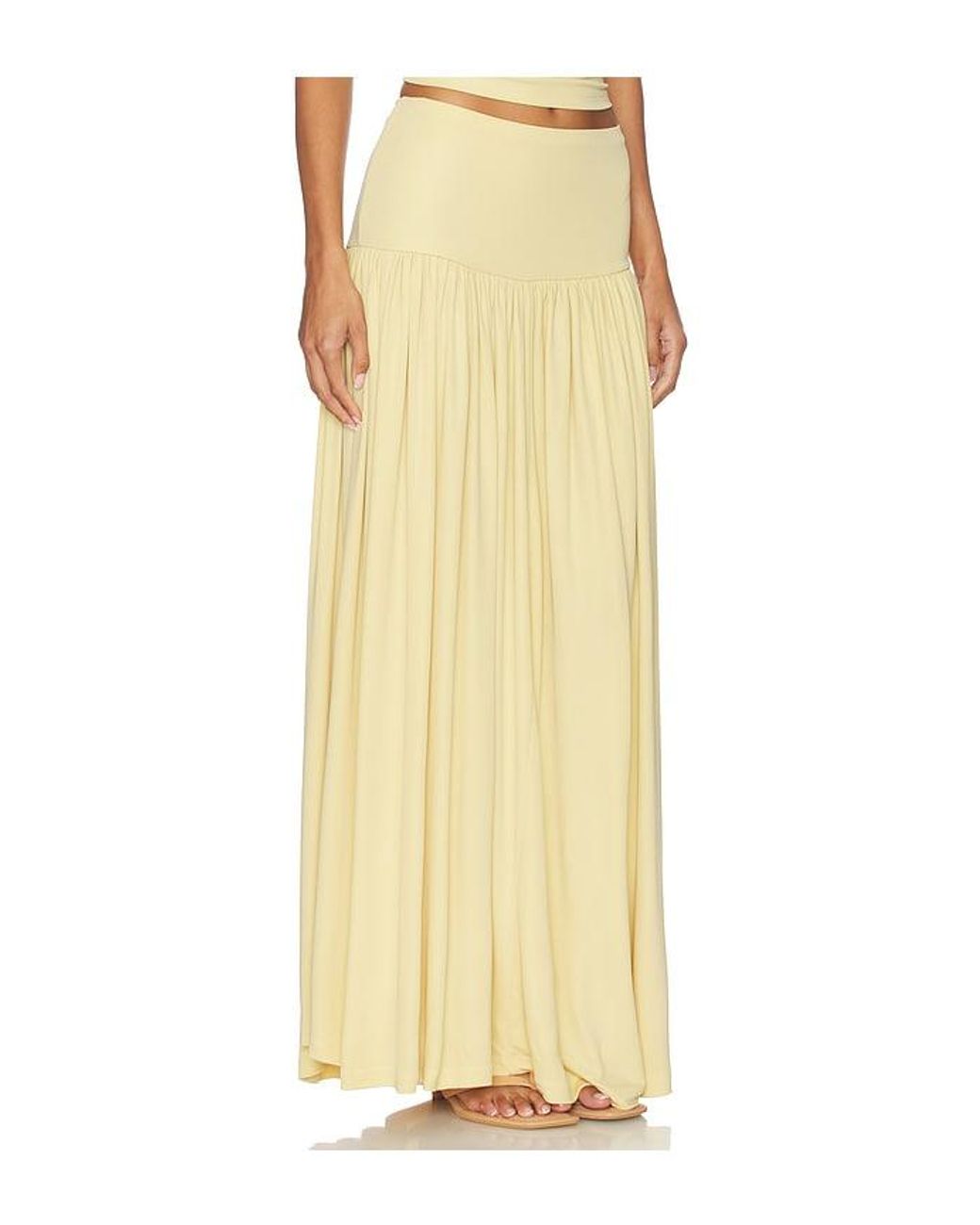 AYA MUSE Yellow Maxi Skirt