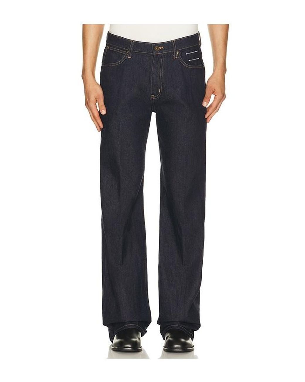 Austin Post Blue Outland Wide Cut Jean for men