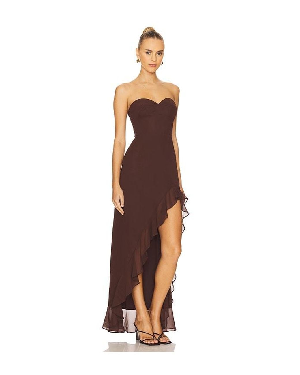 Amanda Uprichard Brown Eden Gown