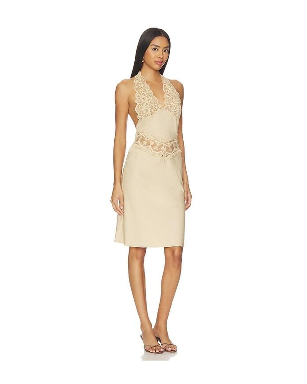 Lioness Natural Solana Midi Dress