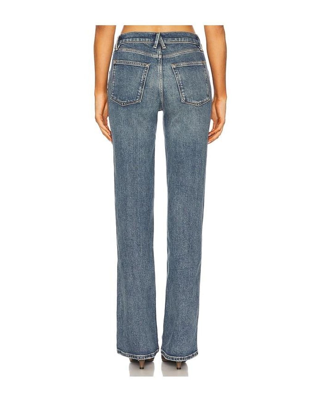 GOOD AMERICAN Blue Good Standard Bootcut Jeans