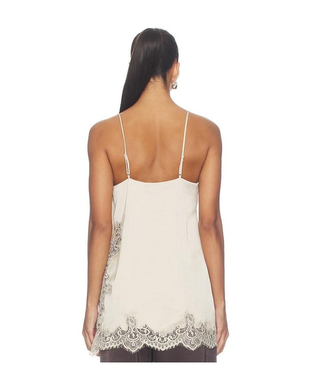 Smythe White Side Button Cami