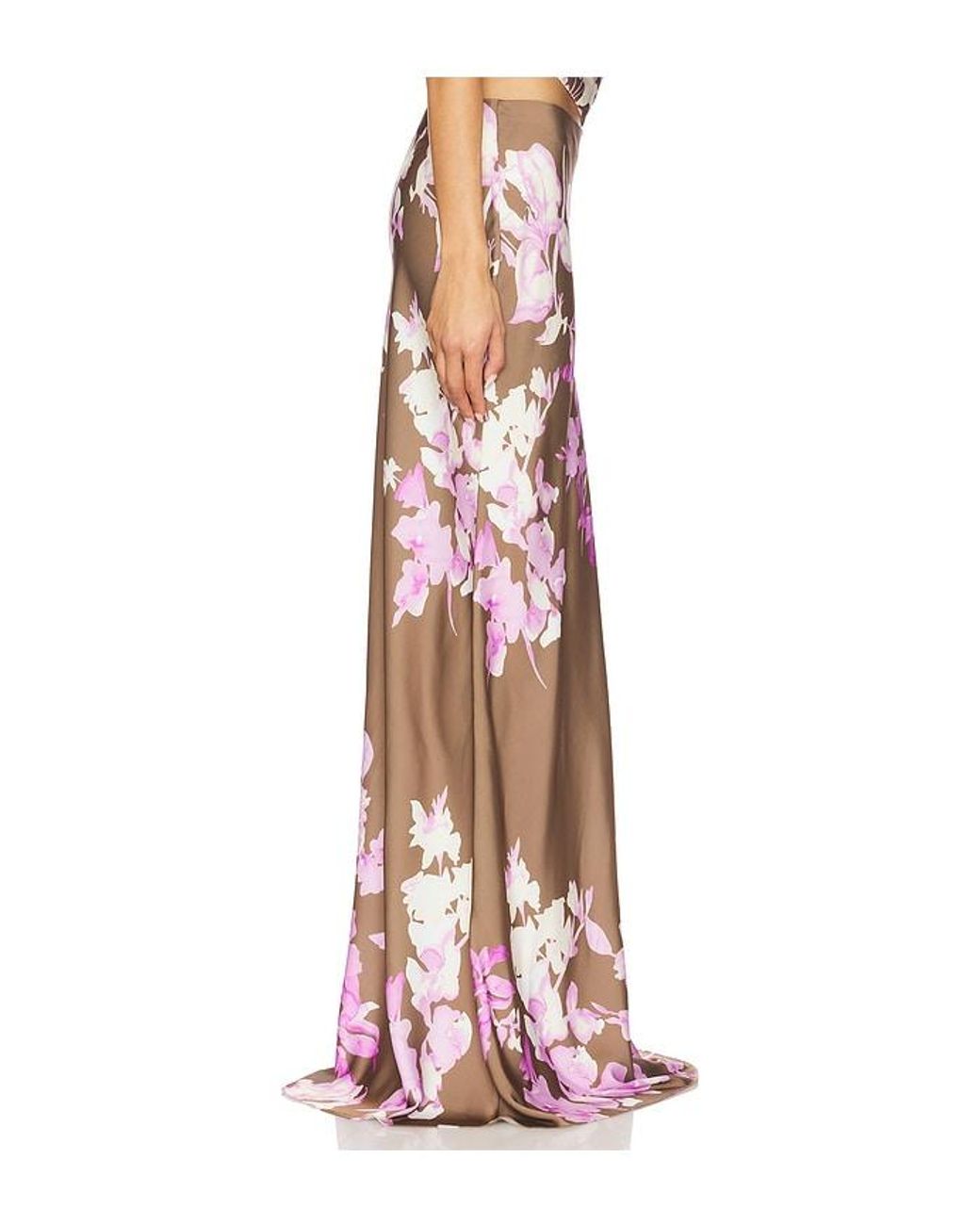 Rococo Sand Red Maxi Skirt