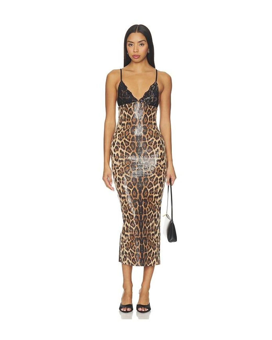 superdown Natural Dante Midi Dress