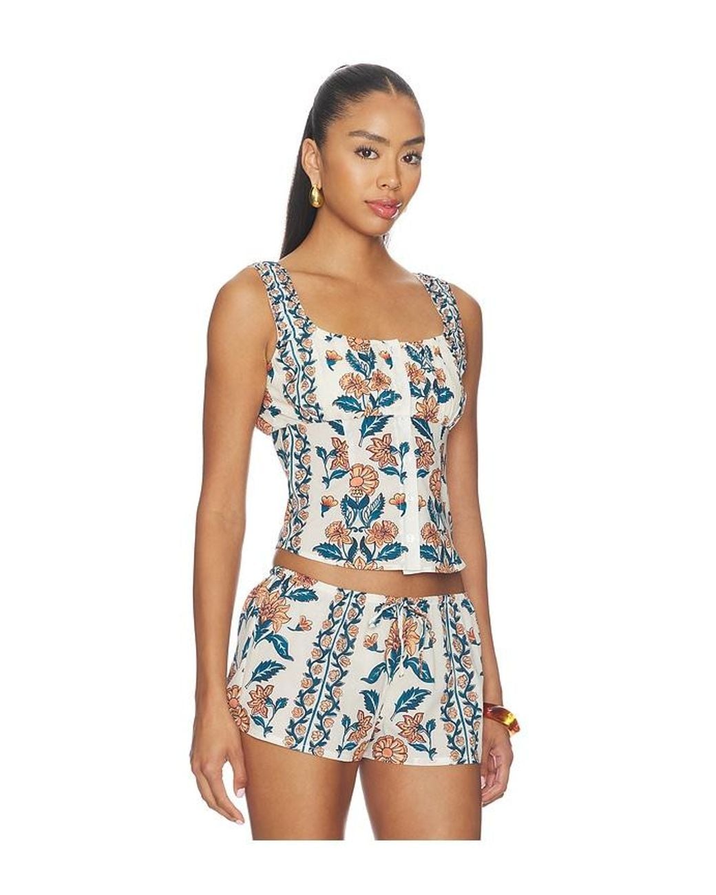 Montce White Millie Tank Top
