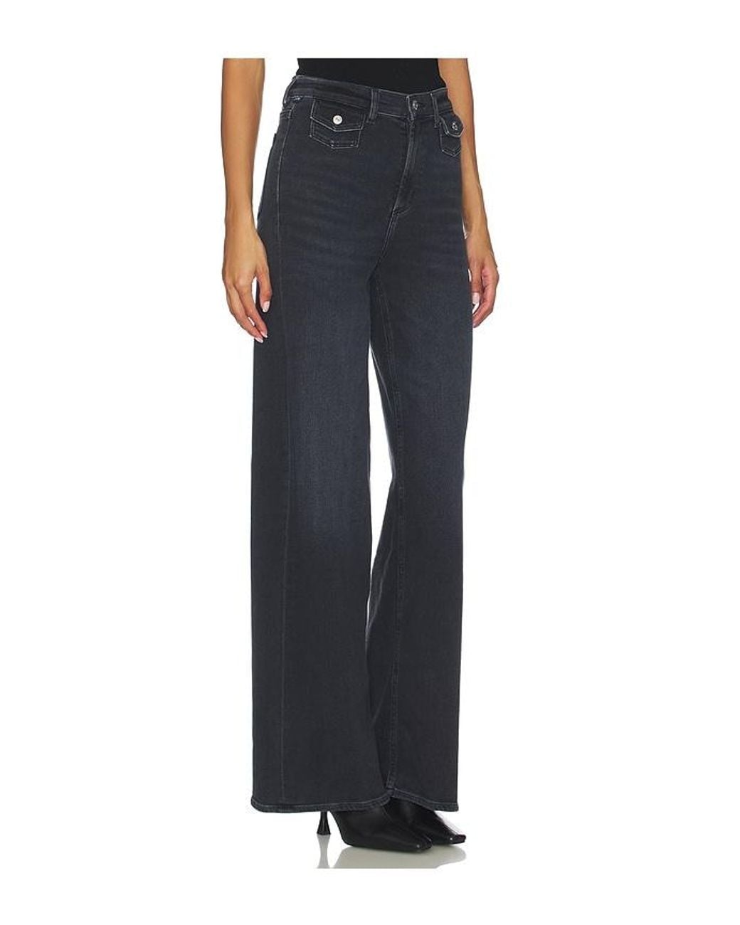 Citizens of Humanity Blue Issy Wide Leg Jeans