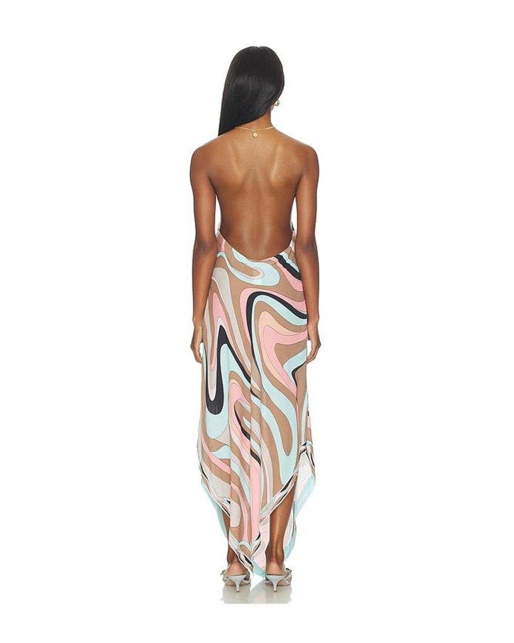 L'Agence White 'Agence Elise Midi Dress