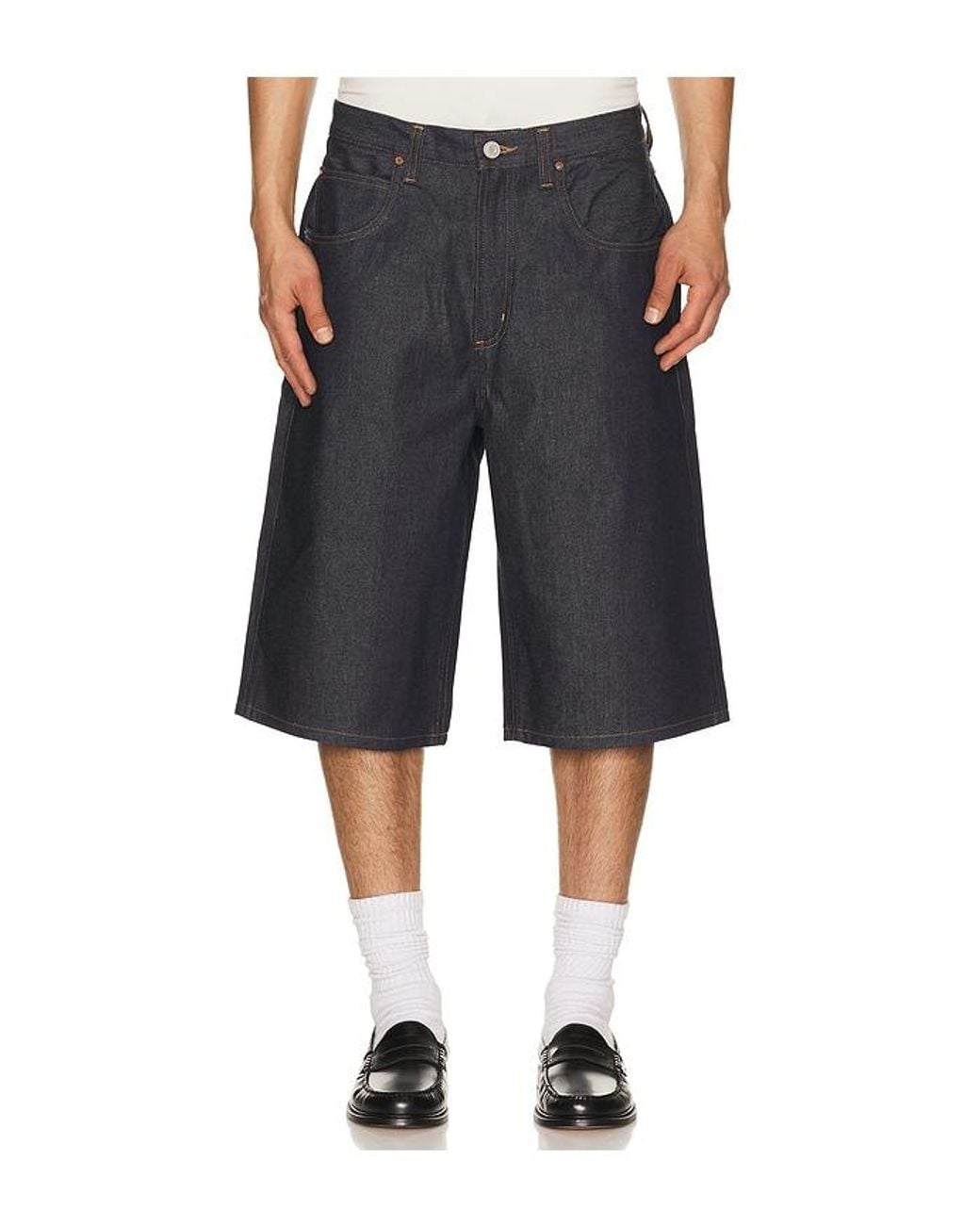 Agolde Black Fusion Skater Short for men