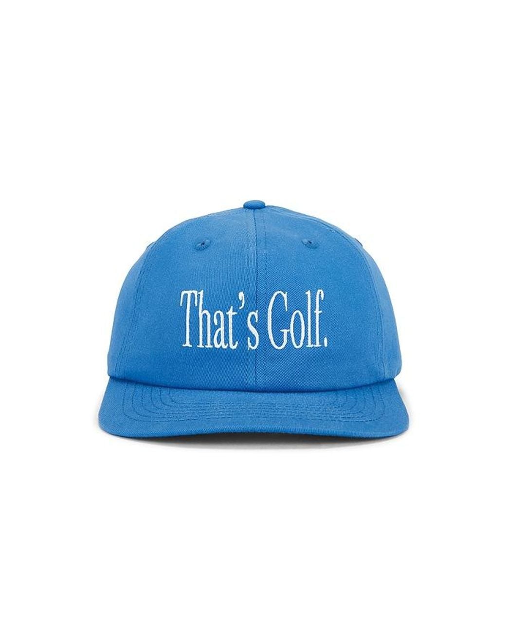 METALWOOD STUDIO Blue That's Golf Dad Hat for men