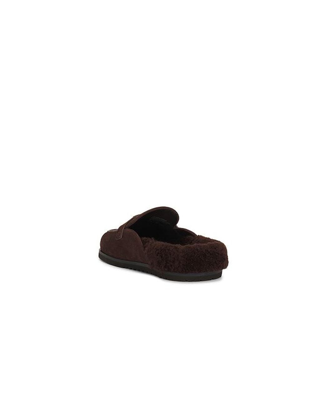 Tory Burch Brown Leelee Shearling Mule