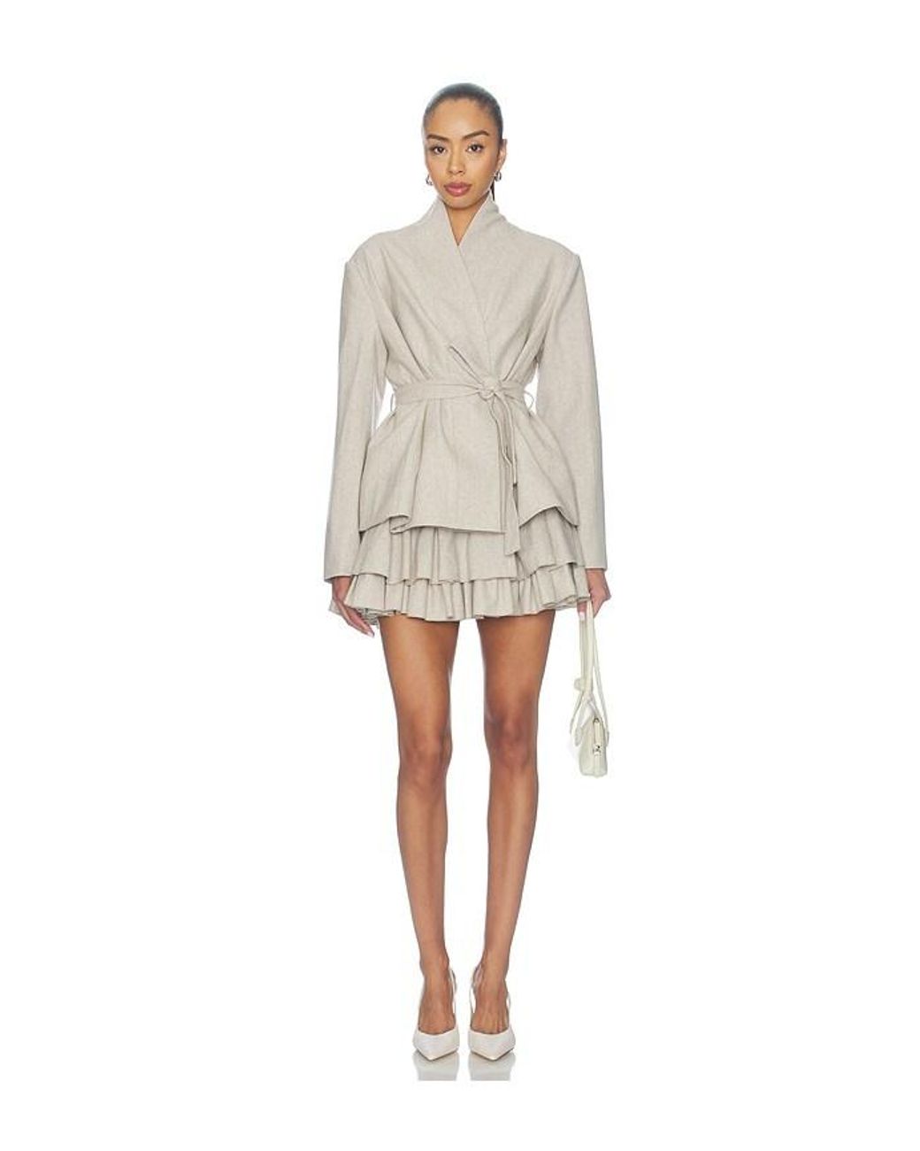 V. Chapman White Margaux Skirt
