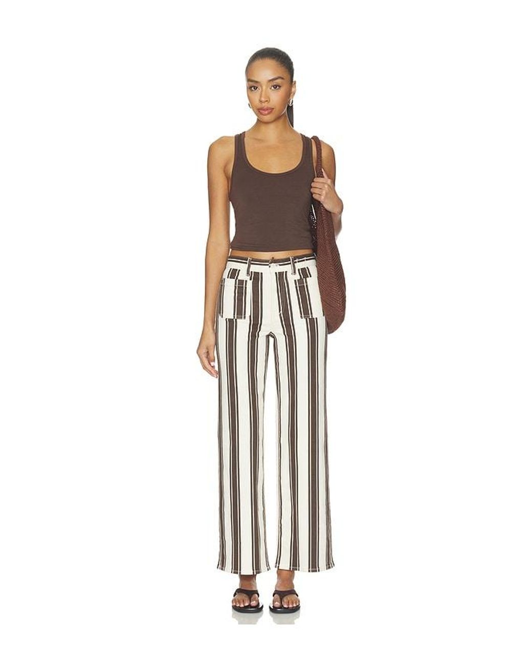 Madewell White The Emmy Wide Leg Pant