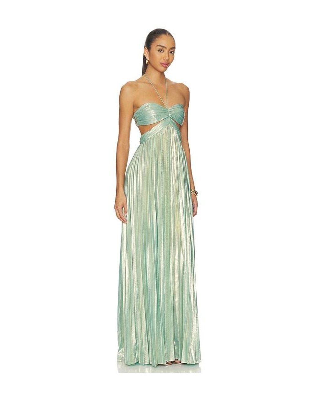retroféte Green Keira Dress
