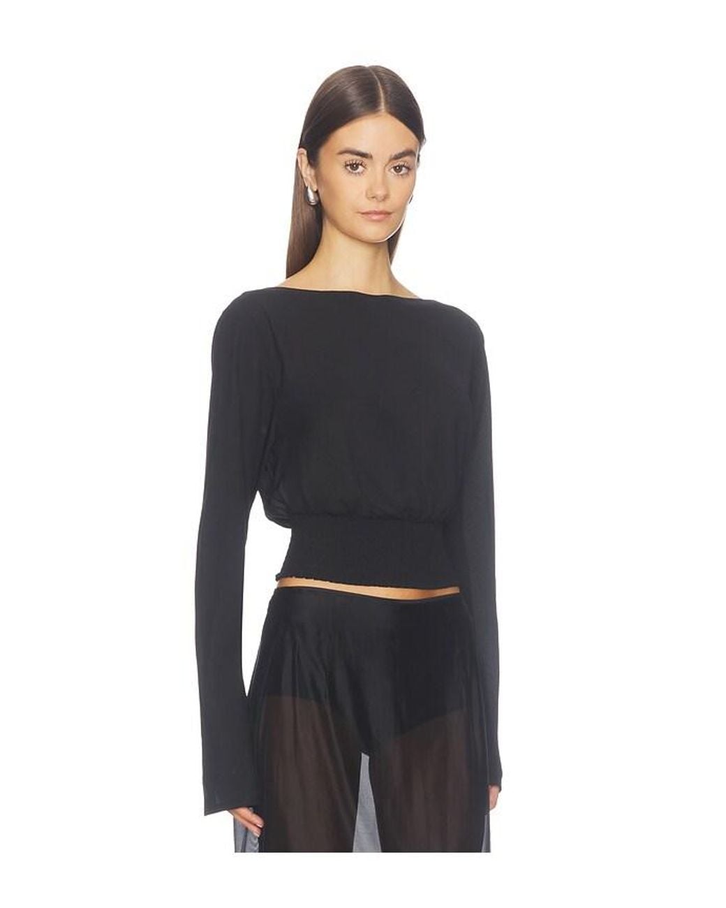 Solid & Striped Black The Ace Top