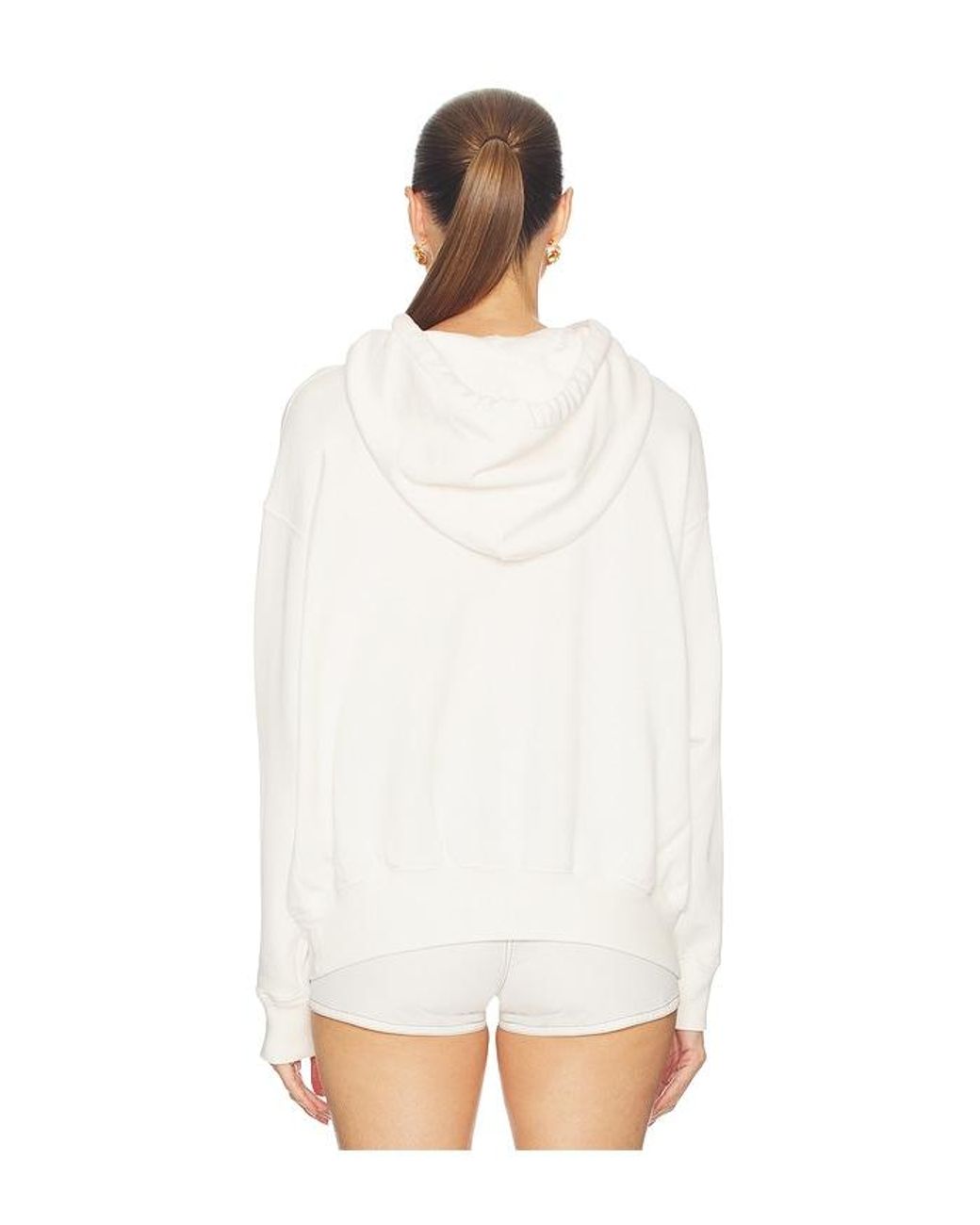 Polo Ralph Lauren White Island Fleece Hooded Sweatshirt