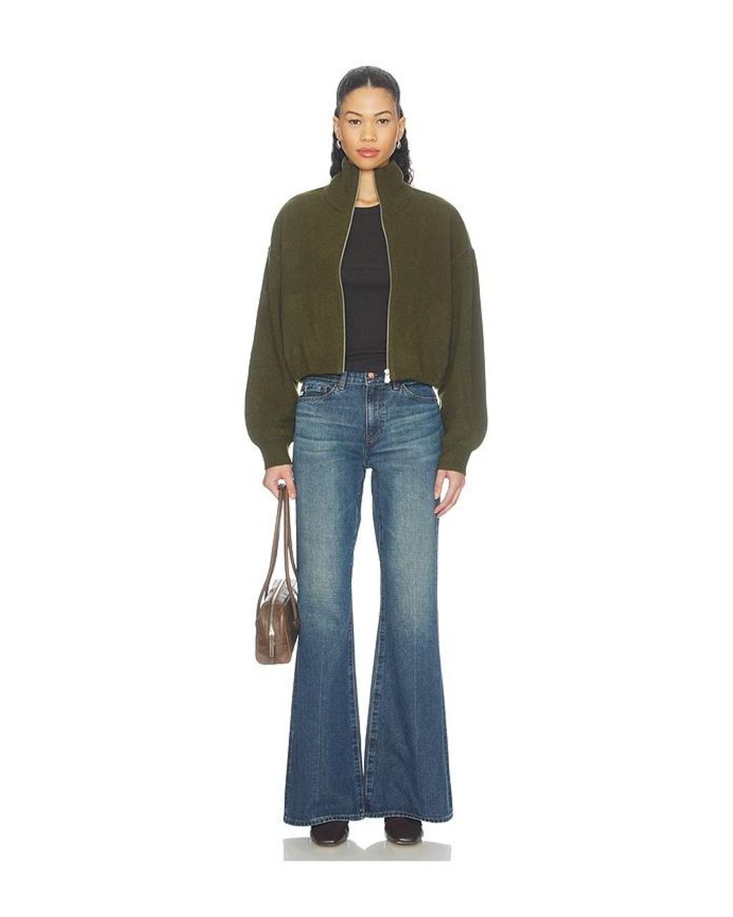 AG Jeans Blue Georgia Flared Jeans