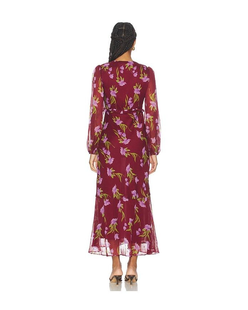 Astr Red Calantha Dress