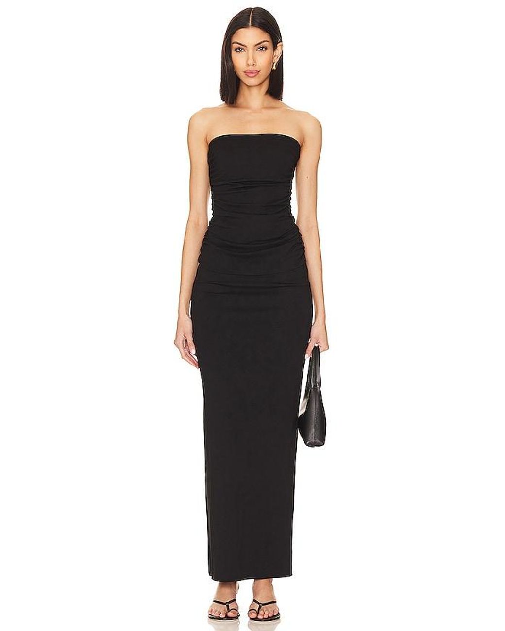Lovers + Friends Black Kate Tube Top