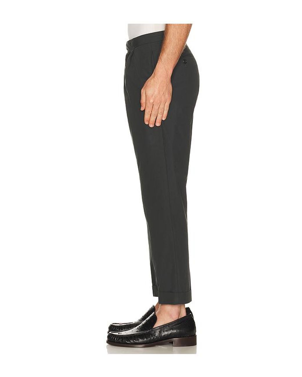 Beams Plus Reisehose 1 Pleat in Black für Herren