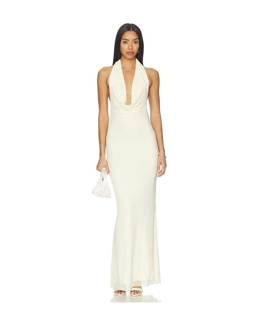 MAJORELLE White Liara Gown