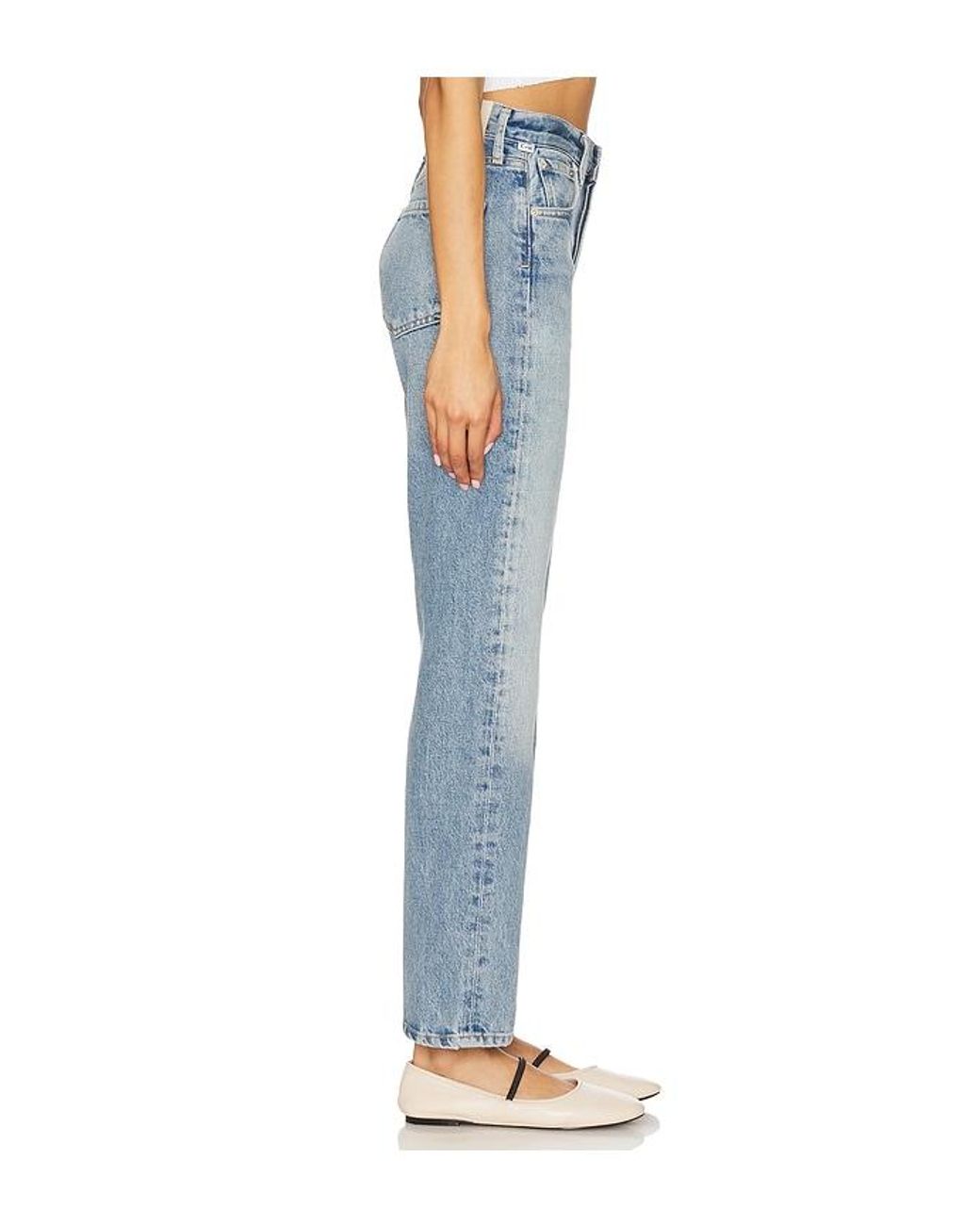 Citizens of Humanity Blue Blaine High Rise Straight Jeans