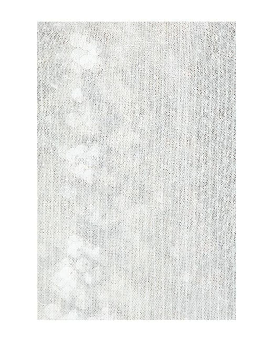retroféte White Beth Sequin Dress