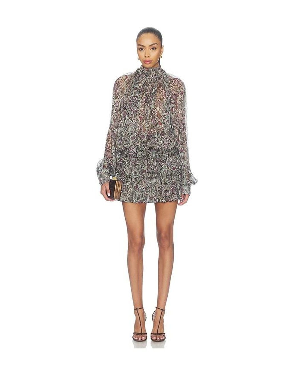 Ronny Kobo Gray Tonchi Dress