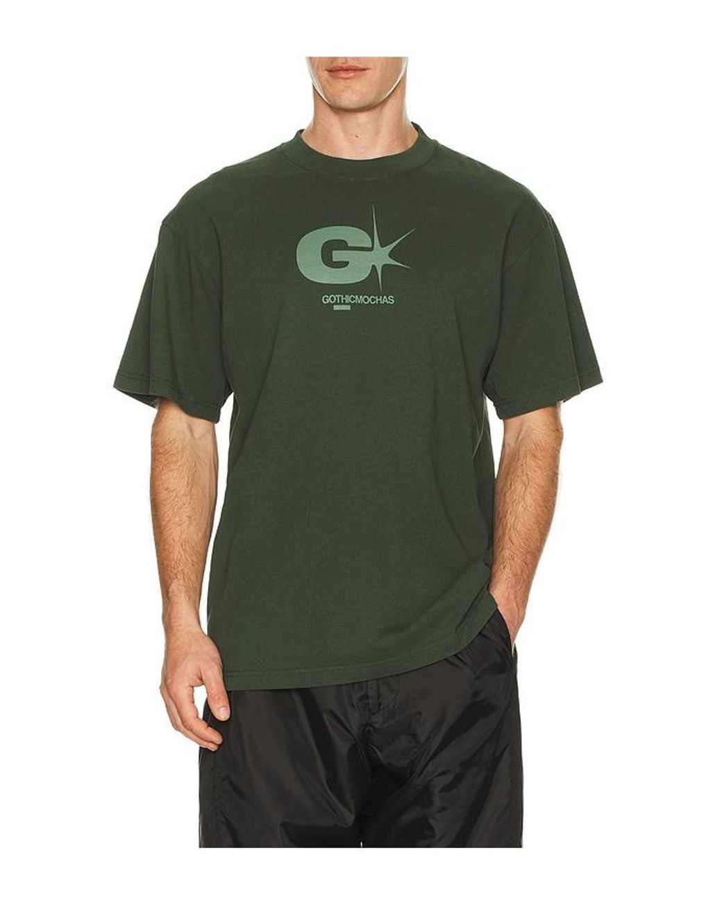 Gothicmochas Green Explosive Tee for men