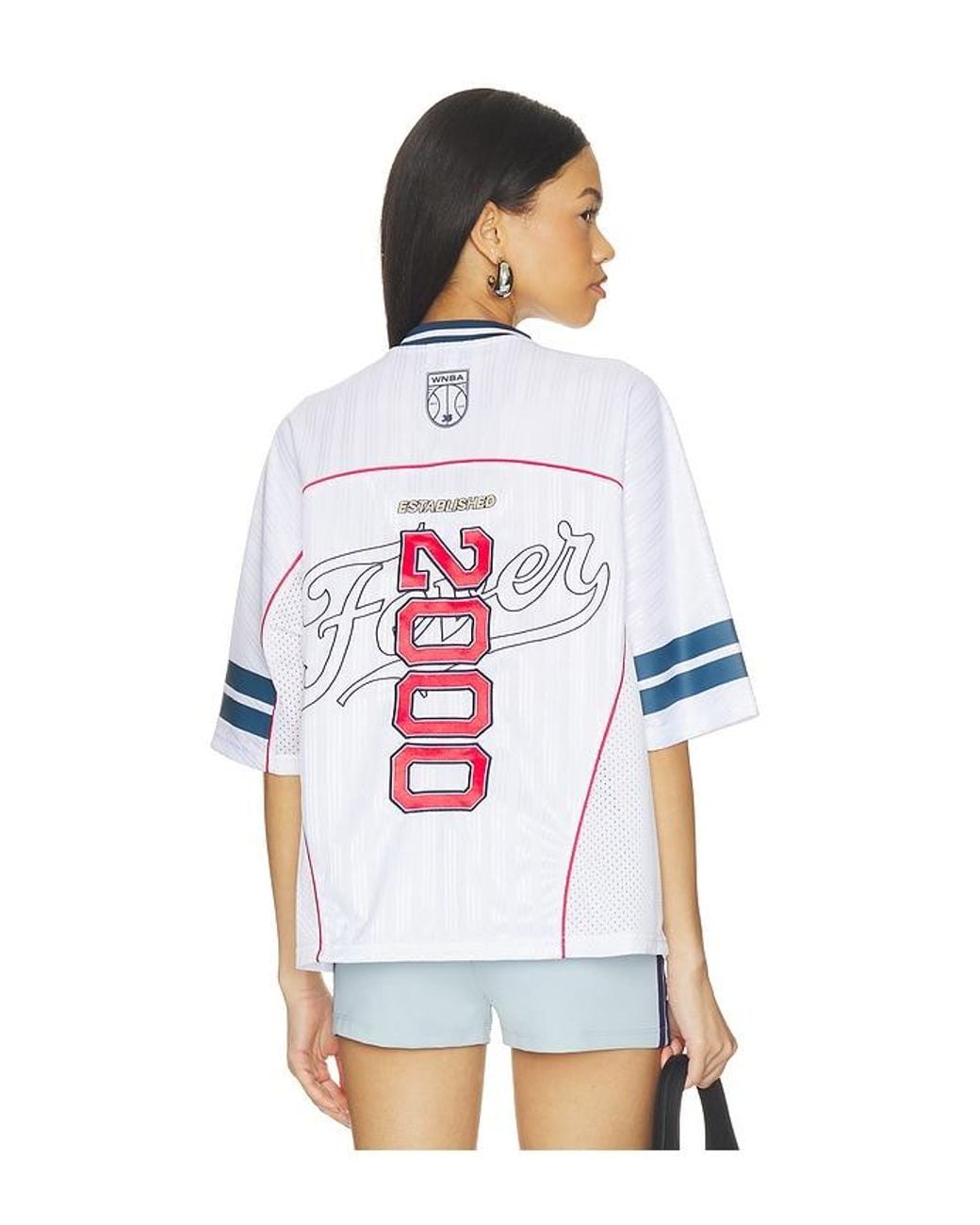 OFF SEASON White Indiana Fever Boxy Top