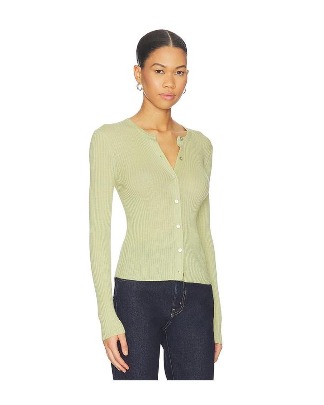 Vince Multicolor Ribbed Cardigan