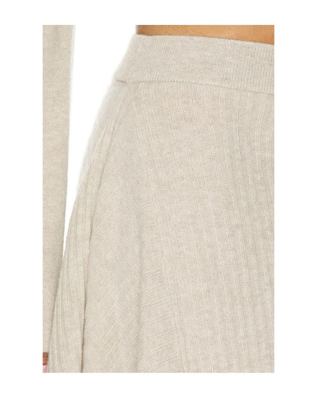 NAADAM Natural Cashmino Asymmetrical Skirt