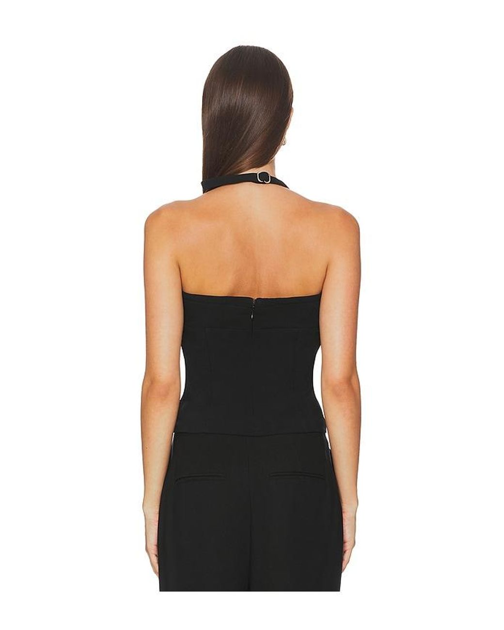 SOVERE Black Demi Top